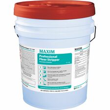 Midlab Professional Action Stripper For Floor - Concentrate - Liquid - 640 fl oz (20 quart) - Citrus Scent - Rinse-free, Ammonia-free - White - 1 Each
