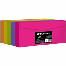Astrobrights No. 10 Colored Envelopes Multipurpose - #10 - 24 lb - Assorted - 200 / Pack