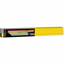 Astrobrights Ruled Handwriting Strips Skill Learning: Classroom, Handwriting, Mathematics, Sight Words, Vocabulary, Spelling, Number - 100 / Pack