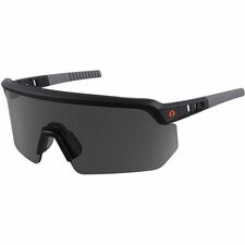 Ergodyne AEGIR Polarized Anti-Fog Safety Glasses Recommended for: Eye, Outdoor - Fog, Ultraviolet, Sun, UVA, UVB, UVC, Impact Protection - Rubber, Polycarbonate - Smoke Lens - Matte Black Frame - Anti-fog, Anti-scratch, Lightweight, Non-slip, Polarized, I