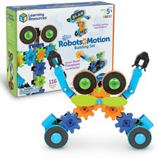 Learning Resources Gears! Robots in Motion Robotics Toy - Theme/Subject: Learning, Fun - 5 Year & Up - 116 Pieces - Multi