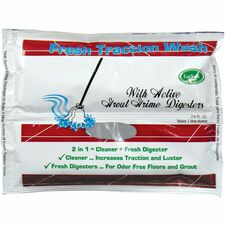 Midlab Fresh Traction Wash For Floor, Kitchen, Mortar - 2.60 oz (0.16 lb) - Dirt Resistant, Heavy Duty, pH Neutral, Slip Resistant - White - 30 / Carton
