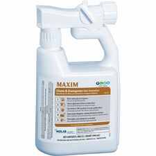 Midlab Chute and Dumpster Odor Neutralizer For Garbage Can, Food Service - Concentrate - 32 fl oz (1 quart) - Deodorize, Odor Neutralizer - White - 4 / Carton