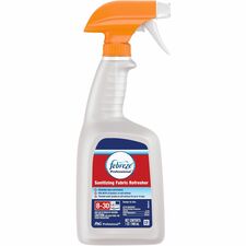 Febreze Sanitizing Fabric Refresh For Fabric, Mattress, Duvet, Carpet, Curtain, Soft Surface, Couch - 32 fl oz (1 quart) - Fresh Scent - Red, Blue - 6 / Carton
