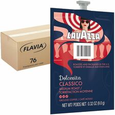 Flavia Ground, Freshpack Classico Coffee Medium - 0.3 oz - Ground, Freshpack - Classico, Arabica, Robusta - 76 / Carton