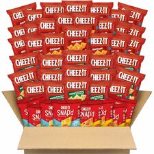 Cheez-It 4-Flavor Cheez-It Variety Pack Assorted - 1 Serving Pack - 45 / Carton