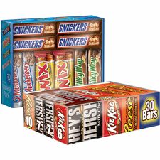 Hershey Chocolate Assortment Milk Chocolate, Milk Chocolate with Almond, Peanut Butter - Individually Wrapped - 2 / Carton