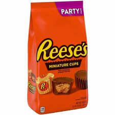Reese's Peanut Butter Cups Peanut Butter, Milk Chocolate - Individually Wrapped - 2.22 lb - 1 / Carton