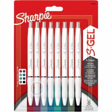 Sharpie S-Gel Pens 0.7 mm Pen Point - Assorted Ink - Gel-based - 8 / Pack