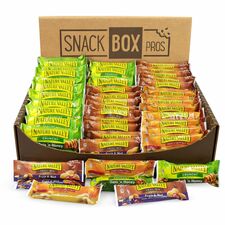 NATURE VALLEY Granola Bar Variety Snack Box Individually Wrapped - Oats and Honey, Sweet & Salty, Fruit & Nut, Peanut Butter, Oats 'n Dark Chocolate - 84 / Carton
