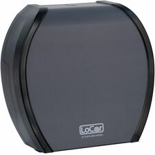 LoCor Paper Jumbo Bath Tissue Dispenser Roll Dispenser - 4.8" Height x 12" Width x 11.8" Depth - Matte Gray - 1 Each