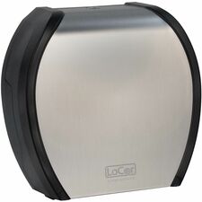 LoCor Paper Jumbo Bath Tissue Dispenser Roll Dispenser - 4.8" Height x 12" Width x 11.8" Depth - Stainless - 1 Each
