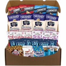 Snack Box Pros Salty & Sweet Snack Box Cholesterol-free - Assorted - 43 / Carton