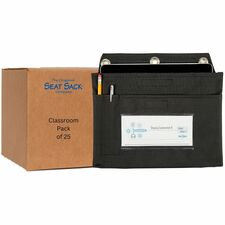 Seat Sack Tablet Taker Carrying Case (Pouch) Chromebook - Black 9.8" Height x 12.8" Width x 1" Depth - Large Size - 1 / Carton