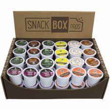 Snack Box Pros K-Cup Favorite Flavors K-Cup Assortment Box Compatible with Keurig K-Cup Brewer - K-Cup - KahlÃºa, Southern Pecan, Coconut Mocha, Assorted, Caramel Cream - 48 / Carton