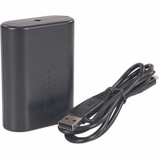 Ergodyne 6495B 5000 mAh Power Bank For Heated Vest - Lithium Ion (Li-Ion) - 5000 mAh - 36 W - 7.2 V DC Output - Black