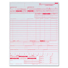 UB04 Hospital Insurance Claim Form for Laser Printers, One-Part (No Copies), 8.5 x 11, 2,500 Forms Total