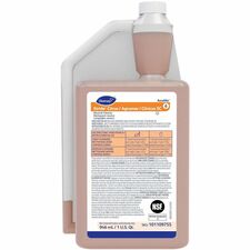 Diversey Neutral Floor Cleaner For Floor - Concentrate - 32 fl oz (1 quart) - Citrus Scent - Non Alkaline, Film-free, Rinse-free, Low Foaming - Orange Spray - 1 Each