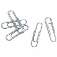 U Brands Paper Clip Medium - for Office, Paper - Acid-free, Non-magnetic, Durable, Reusable, Non-toxic - Silver - Steel, Vinyl - 1000 / Pack