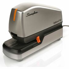 Swingline Optima 60 Electric Stapler Staples Upto 60 Sheet - Silver - 1 Each