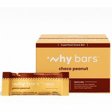 Why Bars Superfood Protein Snack Bars Gluten-free, Dairy-free, Soy-free, Non-GMO, Individually Wrapped - Choco Peanut - 2.04 oz - 12 / Pack