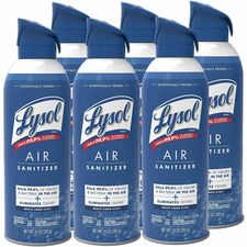 Lysol Linen Scent Air Sanitizer Spray - 10 fl oz (0.3 quart) - White Linen - Odor Neutralizer - 6 / Carton