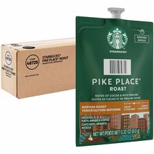 Starbucks Freshpack Pike Place Roast Freshpack Compatible with Flavia - Medium - 0.3 oz - Freshpack - Pike Place - 38 / Carton
