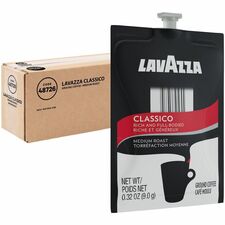 Lavazza Freshpack Classico Coffee Freshpack Medium - 0.3 oz - Freshpack - Classico, Arabica, Robusta - 38 / Carton