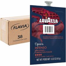 Flavia Freshpack Intenso Dark Roast Coffee Freshpacks Dark - 0.3 oz - Freshpack - Intenso, Arabica, Robusta - 38 / Carton