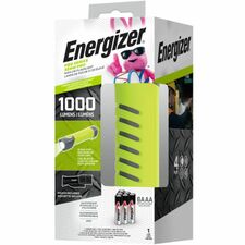 Energizer Hybrid Pro Handheld High CRI Flashlight LED - 1000 lm Lumen - AAA - Battery Rechargeable - Battery - Water Proof, Dust Proof - Green, Gray - 1 Each