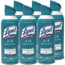 Lysol Linen Scent Air Sanitizer Spray - 10 fl oz (0.3 quart) - Simple Fresh, Linen - Odor Neutralizer - 6 / Carton