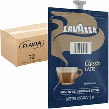 Flavia Freshpack Latte Freshpacks 0.5 oz - Freshpack - Classic Latte - 72 / Carton
