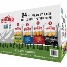 Utz Inventure Variety Pack Non-GMO, Gluten-free - 1.50 oz Bag - 24 / Carton