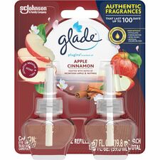 Glade PlugIns Refill Oil - 1.3 fl oz (0 quart) - Apple Cinnamon - 50 Day - Long Lasting - 2 / Pack