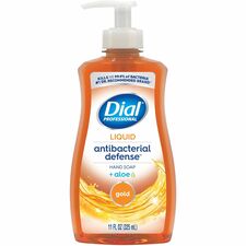 Dial Professional Antibacterial Defense Liquid Hand Soap Fresh Scent - 11 fl oz - Pump Dispenser - Bacteria Remover - Hand, Household, Skin - Antibacterial - Gold - Recycled - Cruelty-free, Paraben-free, Phthalate-free, Silicone-free, Sulfate-free - 12 /