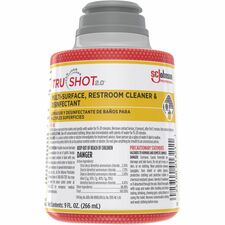 TruShot 2.0 Restroom Cleaner For Multi Surface, Multipurpose - Concentrate - 9 fl oz (0.3 quart) - Disinfectant, Spill Resistant, Easy to Use, Dilutable - Clear Cartridge - 4 / Carton