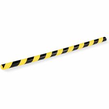 DURABLE Safety Protection Profiles Adhesive Mount for Indoor, Production Area, Warehouse, Basement, Staircase, Garage, Wall, Cabinet, Shelf, Storage Trolley, Machinery, ... - Polyurethane Foam, Plastic - 5 / Pack