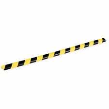 DURABLE Safety Protection Profiles Adhesive Mount for Indoor, Warehouse, Basement, Staircase, Garage, Safety, Pipe, Cable - Polyurethane Foam, Plastic - 5 / Pack