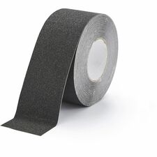 DURABLE GRIP Anti-Slip Tape 16.40 yd Length x 2.95" Width x 27.6" Thickness - Black - Aluminum, Plastic - Abrasion Resistant, Slip Resistant - For Floor Marking, Indoor, Industrial, Outdoor, Ramp - 1 Roll