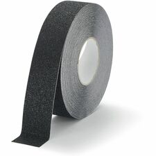 DURABLE GRIP+ Anti-Slip Tape 16.40 yd Length x 1.97" Width x 27.6" Thickness - Black - Aluminum, Plastic - Abrasion Resistant, Slip Resistant - For Industrial, Indoor, Outdoor, Floor Marking, Ramp - 1 Roll