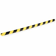 DURABLE Safety Protection Profiles Adhesive Mount for Indoor, Production Area, Warehouse, Basement, Staircase, Garage, Wall, Cabinet, Shelf, Storage Trolley, Machinery, ... - Polyurethane Foam, Plastic - 5 / Pack