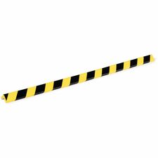 DURABLE Safety Protection Profiles Adhesive Mount for Indoor, Production Area, Warehouse, Basement, Staircase, Garage, Wall, Cabinet, Shelf, Storage Trolley, Machinery, ... - Polyurethane Foam, Plastic - 5 / Pack