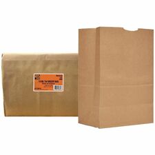 AJM Kraft Grocery Sacks Natural Kraft - Kraft - Grocery, Foodservice, Shopping, Supplies - 400 / Carton