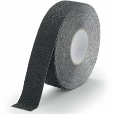DURABLE GRIP+ Formfit Anti-Slip Tape 16.40 yd Length x 1.96" Width x 44.1 mil Thickness - Black - Aluminum, Plastic - Aluminum Backing - Acrylic Adhesive - Slip Resistant - For Floor Marking, Ramp, Industrial, Indoor, Outdoor - 1 Roll