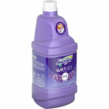 Swiffer WetJet Floor Cleaner For Multi Surface, Multipurpose - Liquid - 42.2 fl oz (1.3 quart) - Lavender Vanilla Scent - Non-streaking, Phosphate-free, Quick Drying - Purple - 4 / Carton