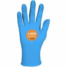 KleenGuard G10 2Pro Nitrate Gloves 6 mil Thickness x 9.50" Glove Length - Large Size - For Right/Left Hand - Nitrile - Blue - Touchscreen Capable - Latex-free, Textured Fingertip, Recyclable, Comfortable - For Healthcare, Food, Food Handling, Food Prepara