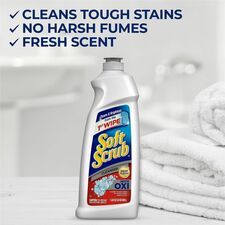 Soft Scrub Total Bath/Kitchen Cleanser For Multipurpose - Scrubber - 24 fl oz (0.8 quart) - Fresh Scent - Cleanse, Kosher - White - 8 / Carton