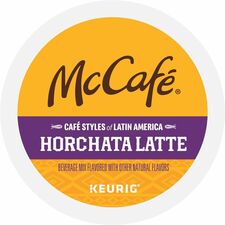 McCaf&eacute;&reg; K-Cup Horchata Latte Compatible with Keurig Brewer - Medium - Per Box - 24 K-Cup - K-Cup - Horchata Latte - Kosher - 4 / Carton