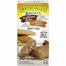 Green Rabbit Snack Box No Artificial Flavor, No High Fructose Corn Syrup, Individually Wrapped - Almond Butter, Peanut Butter - 1.35 oz - 30 / Carton