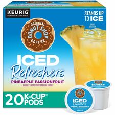 The Original Donut Shop&reg; Iced Refreshers Pineapple Passionfruit - 20/Box - 4 / Carton